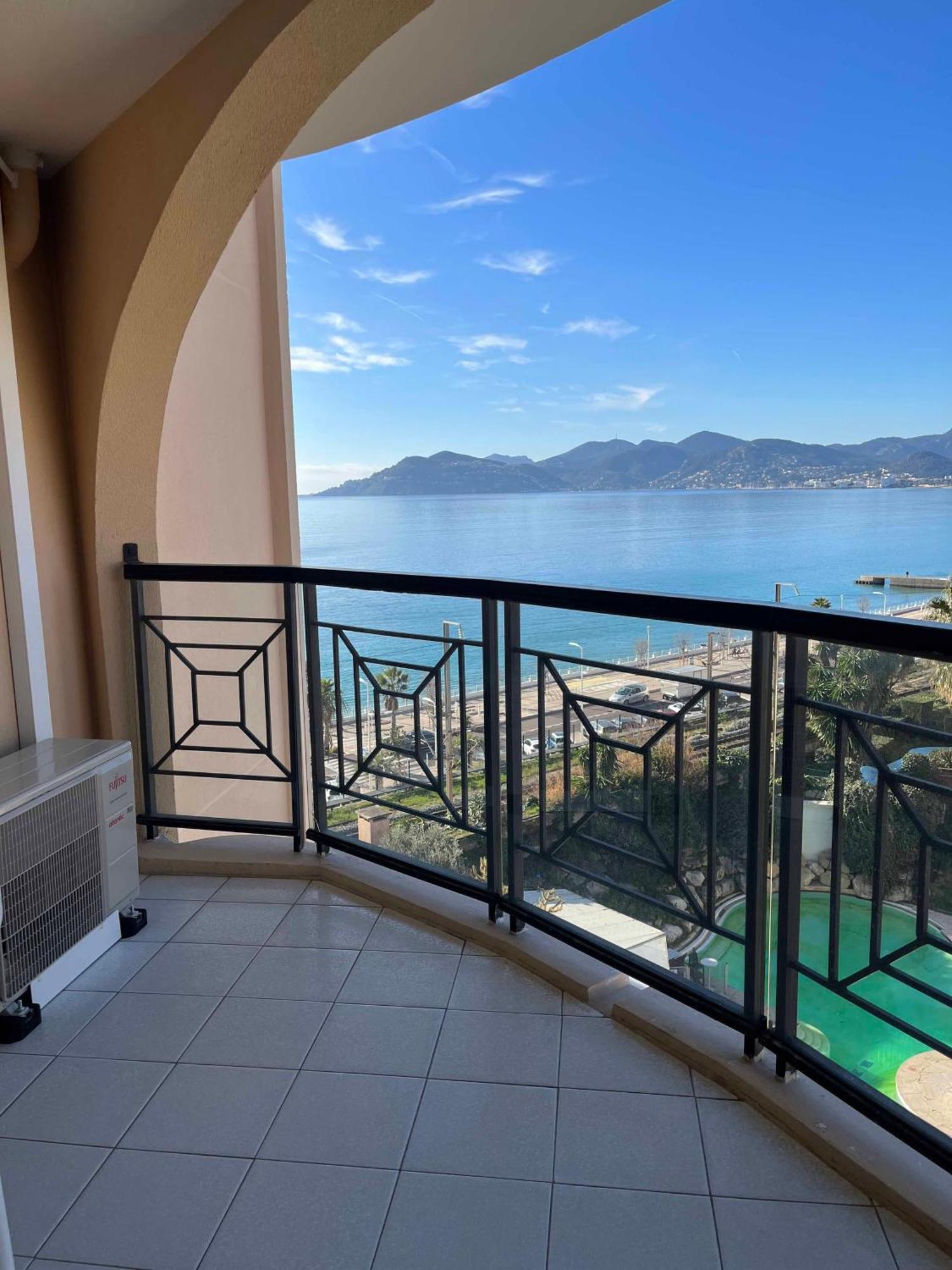 Cannes Apartment With Sea View, Aircondition And Parking מראה חיצוני תמונה
